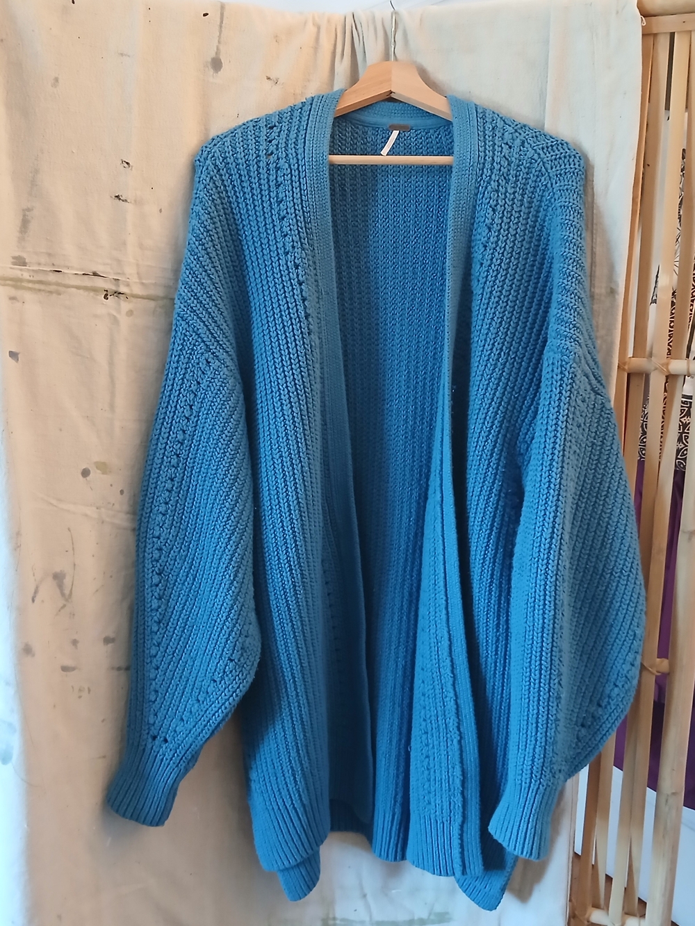 Free People Thick Open-Front Cardigan